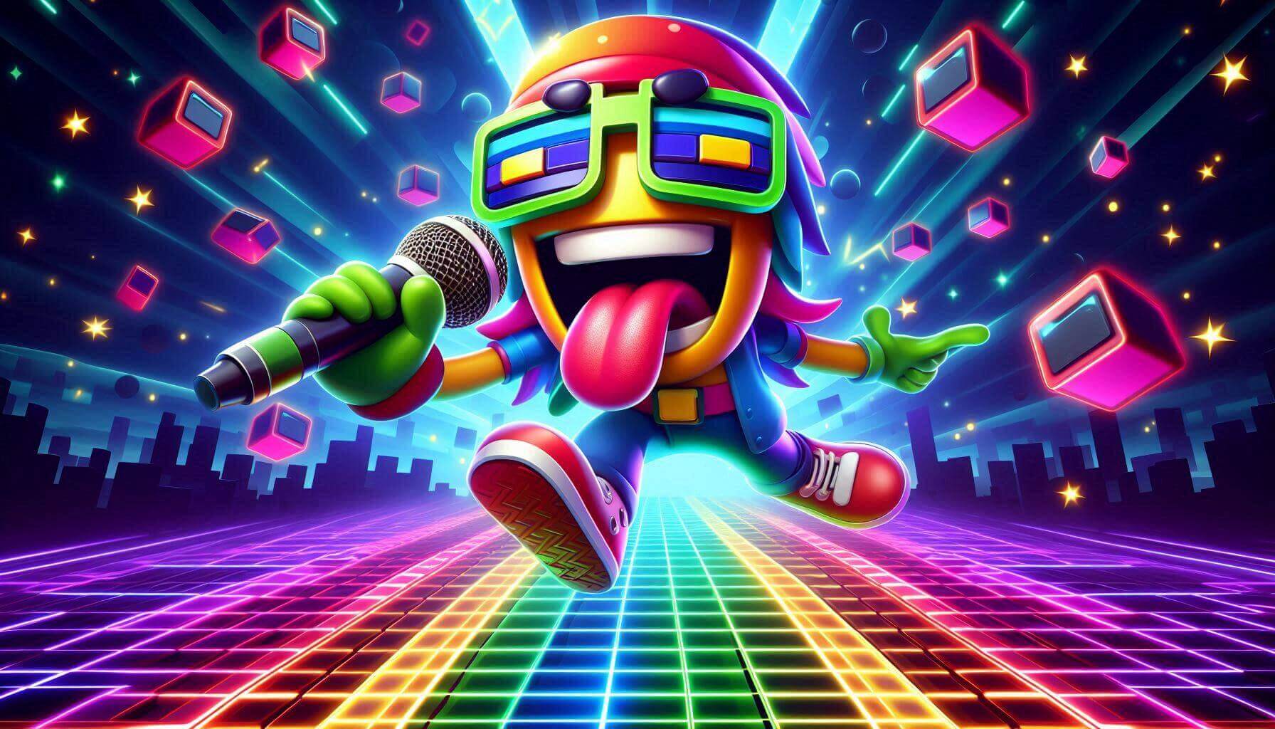 FNF Pibby corrupted mod character in glitch style